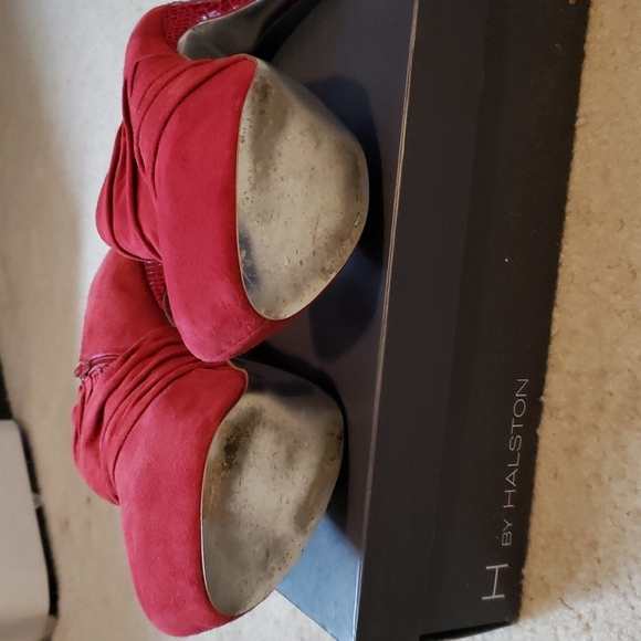 "Aida" Suede Booties H by Halston - Picture 5 of 8